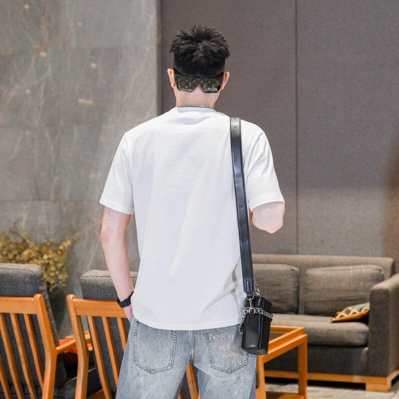 2026年新款微阔短袖T恤钱塘3019TX3076P75真模,男装T恤,钱塘6016-1(原3019)