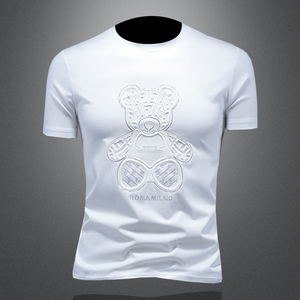 2025年新款短袖T恤 钱塘3019 TX3005 P75 镂空，男装T恤，钱塘6016-1(原3019)