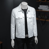 2025年新款提花翻领休闲夹克JK88603P175假模，男装夹克，钱塘6016-1(原3019)