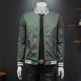 2026年新款圆领休闲夹克钱塘3019-JK9308P145假模商标已注册，男装夹克，钱塘6016-1(原3019)