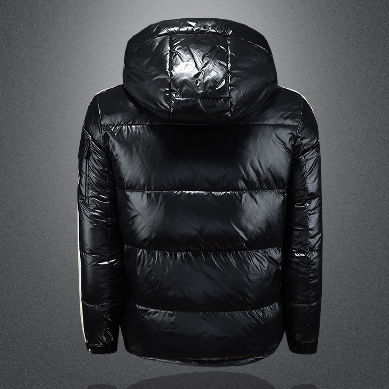 Y9861P3502025高端冬季90%白鸭绒亮面连帽羽绒服镂空385,男装羽绒服,钱塘6016-1(原3019)