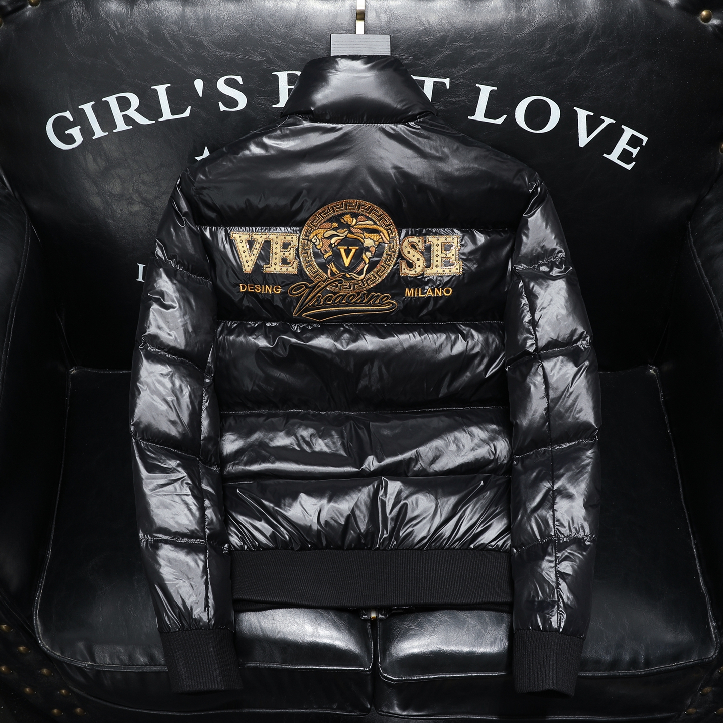 Y8360P3652025高端冬季90%白鸭绒亮面立领羽绒服沙发395，男装羽绒服，钱塘6016-1(原3019)