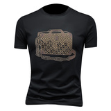 商标已注册2025年新款短袖T恤钱塘3019TX3010P75镂空，男装T恤，钱塘6016-1(原3019)