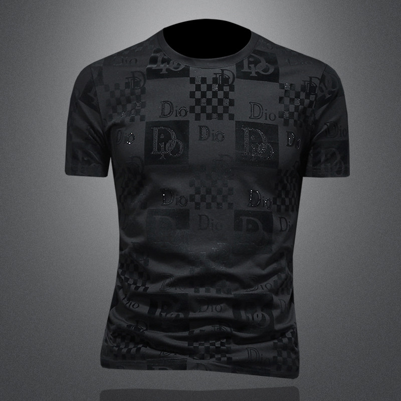 2026年新款短袖T恤钱塘3019TX3105P68镂空，男装T恤，钱塘6016-1(原3019)