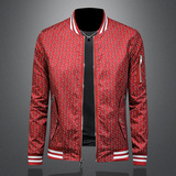 2026年新款圆领休闲夹克钱塘3019-JK9308P145镂空商标已注册，男装夹克，钱塘6016-1(原3019)