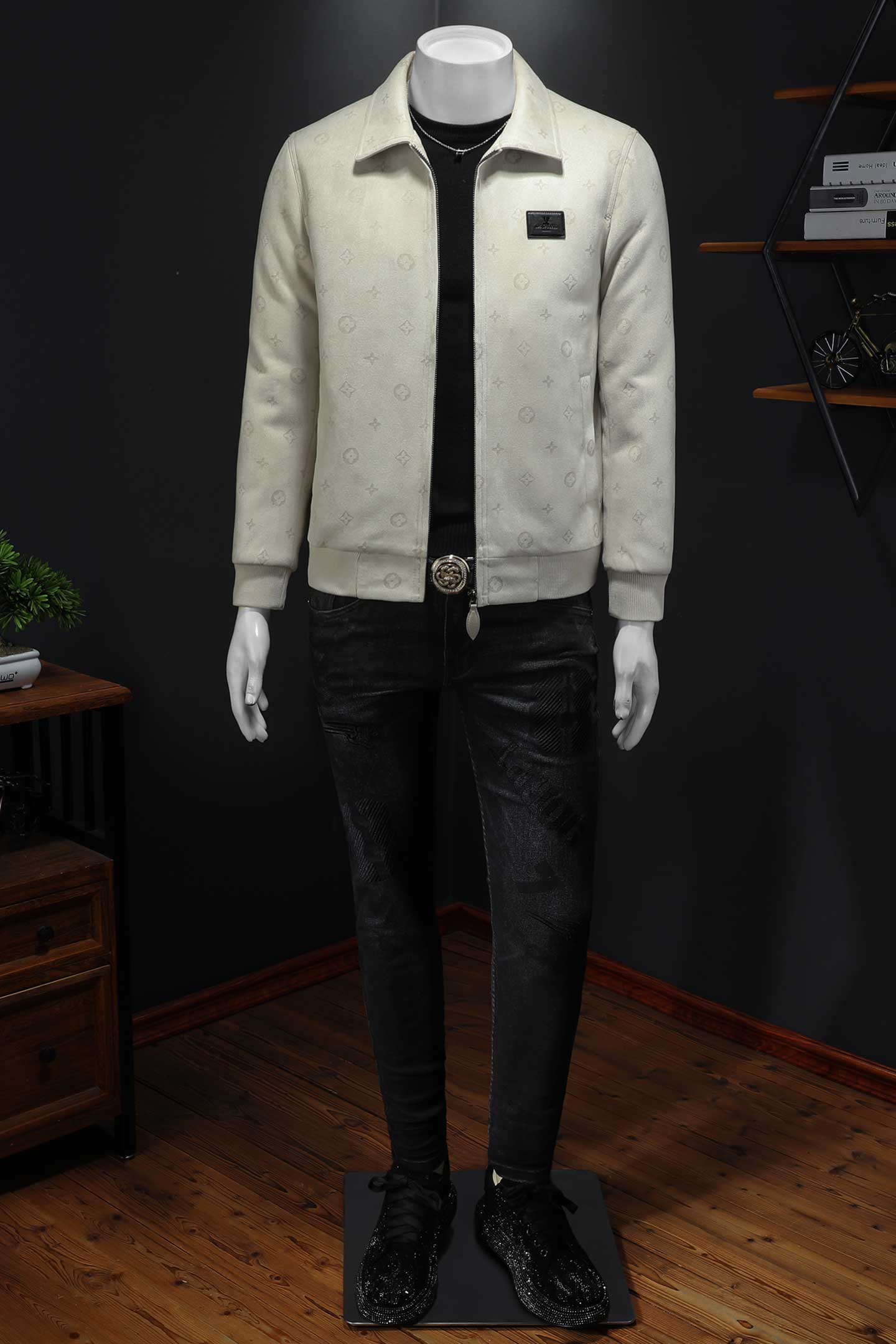 Y88655P3202025高端冬季90%白鸭绒翻领鸡皮绒羽绒服沙发控365,男装羽绒服,钱塘6016-1(原3019)