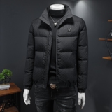 Y9560P3302024高端冬季90%白鸭绒提花立领羽绒服假模385，男装羽绒服，钱塘6016-1(原3019)