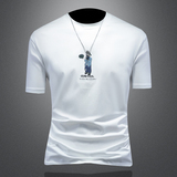 2025年新款微阔短袖T恤钱塘3019TX83019P65镂空，男装T恤，钱塘6016-1(原3019)