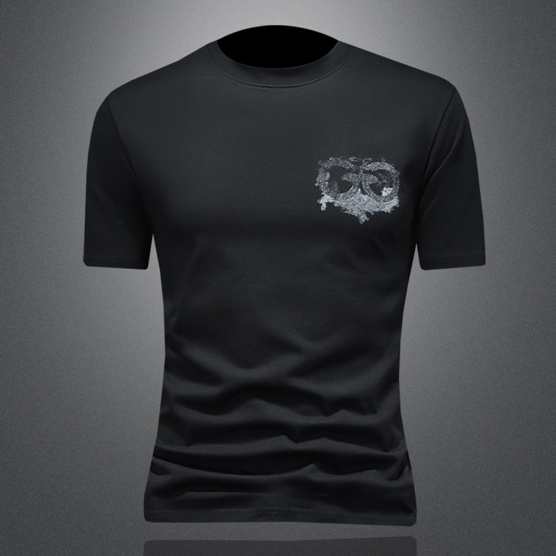 2026年新款微阔短袖T恤钱塘3019TX3071P75镂空商标已注册，男装T恤，钱塘6016-1(原3019)