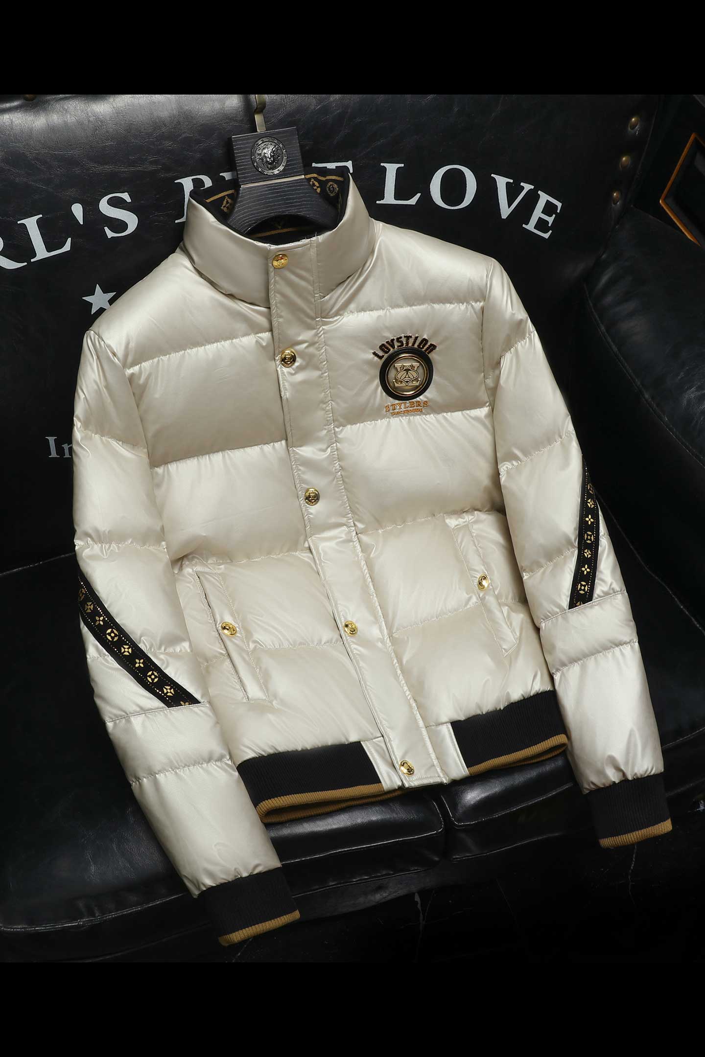 Y9855P3352025高端冬季90%白鸭绒绣花立领羽绒服沙发365,男装羽绒服,钱塘6016-1(原3019)