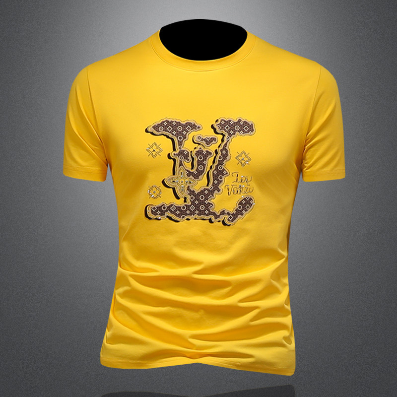 2026年新款短袖T恤钱塘3019TX3102P68镂空，男装T恤，钱塘6016-1(原3019)