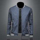 2026年新款圆领休闲夹克钱塘3019-JK9308P145镂空商标已注册，男装夹克，钱塘6016-1(原3019)