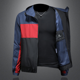 2026年新款连帽休闲夹克钱塘3019-JK9293P140镂空，男装夹克，钱塘6016-1(原3019)