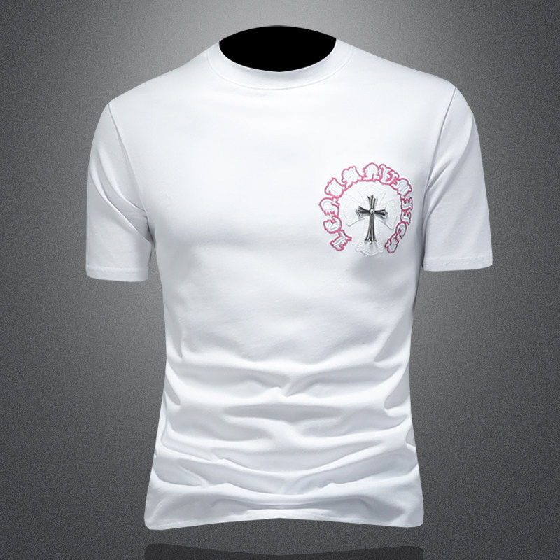 2026年新款短袖T恤钱塘3019TX3091P75镂空，男装T恤，钱塘6016-1(原3019)