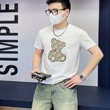 商标已注册2025年新款短袖T恤3019TX3002P75真模，男装T恤，钱塘6016-1(原3019)