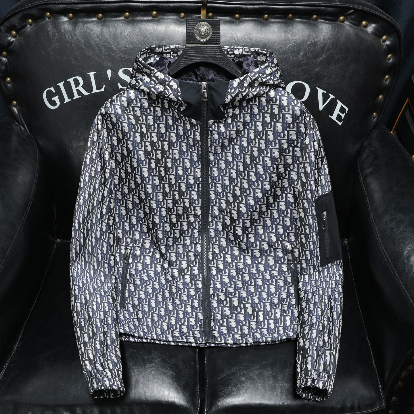 2026年新款连帽休闲夹克钱塘3019-JK9298P165沙发，男装夹克，钱塘6016-1(原3019)