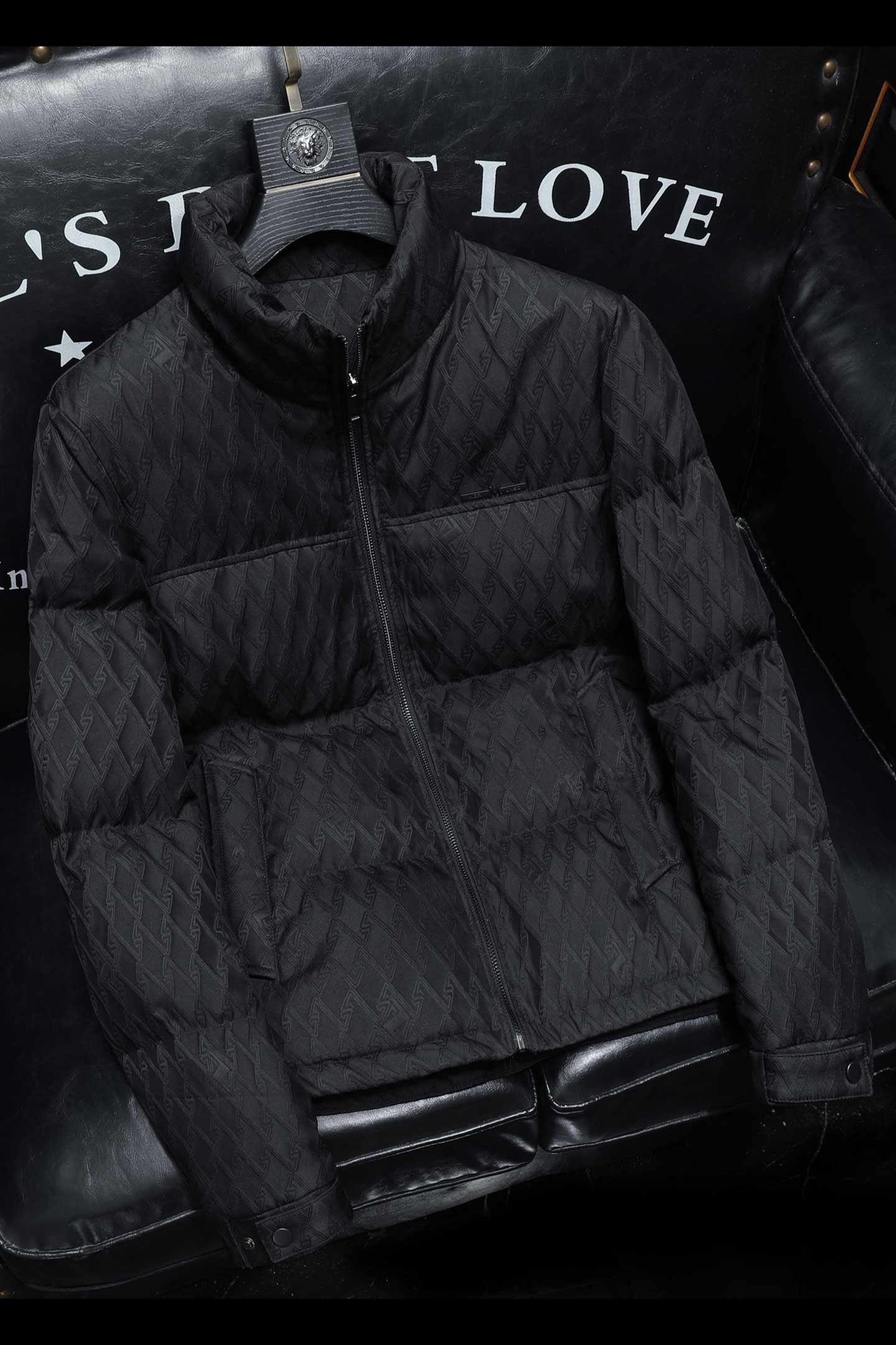 Y971P3352025高端冬季90%白鸭绒立领提花羽绒服沙发365,男装羽绒服,钱塘6016-1(原3019)