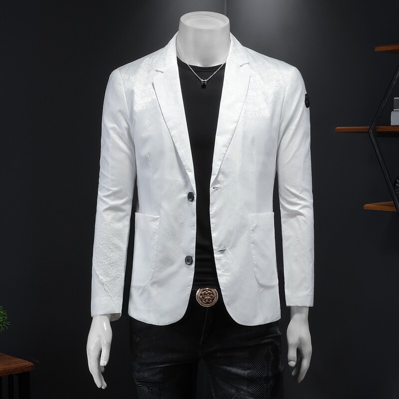 2026年新款高端休闲小西装钱塘3019X6695P165假模白，男装西服套装，钱塘6016-1(原3019)