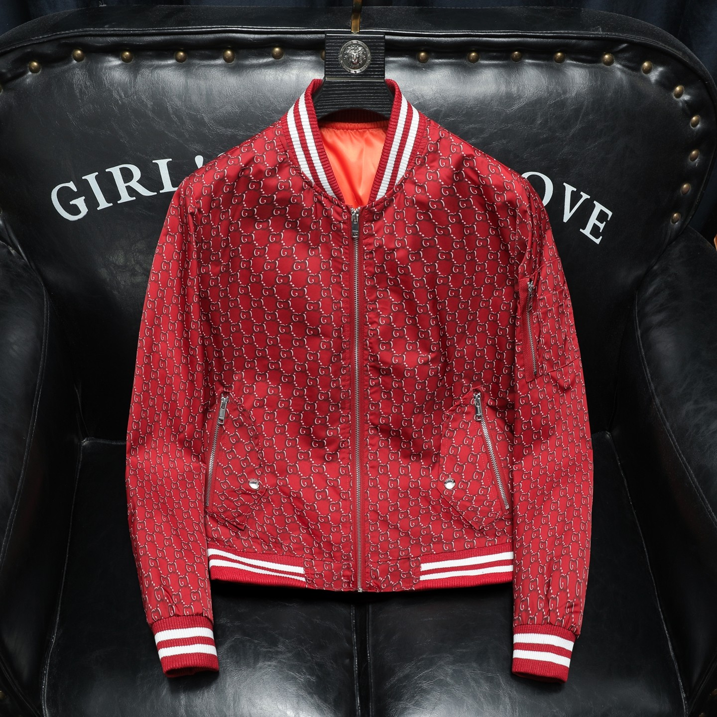 2026年新款圆领休闲夹克钱塘3019-JK9308P145沙发商标已注册，男装夹克，钱塘6016-1(原3019)