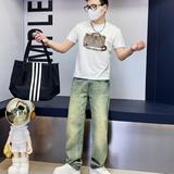 商标已注册2025年新款短袖T恤钱塘3019TX3010P75真模，男装T恤，钱塘6016-1(原3019)