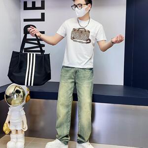 商标已注册2025年新款短袖T恤 钱塘3019 TX3010 P75 真模，男装T恤，钱塘6016-1(原3019)