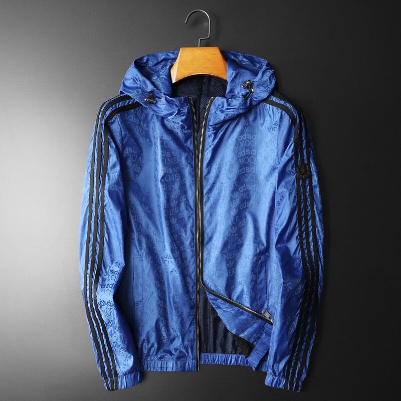 2026年新款男士韩版修身连帽夹克钱塘3019FSY9059P160平铺蓝，男装防晒衣，钱塘6016-1(原3019)