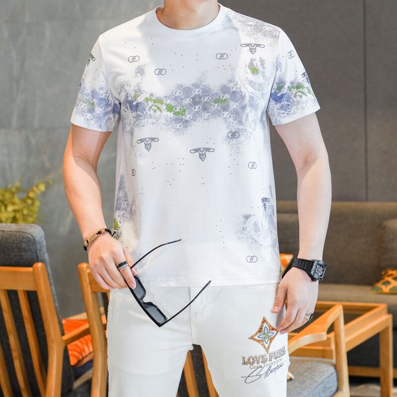 2026年新款短袖T恤钱塘3019TX3082P68真模,男装T恤,钱塘6016-1(原3019)
