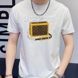 2025年新款短袖T恤钱塘3019TX3009P75真模，男装T恤，钱塘6016-1(原3019)