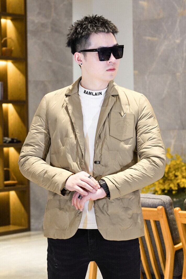 Y9591P2952024高端冬季90%白鸭绒压花西装领羽绒服真模405,男装羽绒服,钱塘6016-1(原3019)