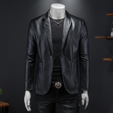 2026年新款男士修身PU西装大码西服钱塘3019X6727P160假模，男装西服，钱塘6016-1(原3019)