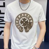 2025年新款短袖T恤钱塘3019TX3012P75真模，男装T恤，钱塘6016-1(原3019)