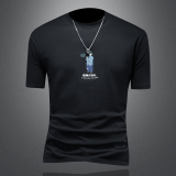 2025年新款微阔短袖T恤钱塘3019TX83019P65镂空，男装T恤，钱塘6016-1(原3019)