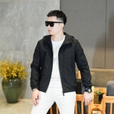 商标已注册2025年新款提花连帽休闲夹克3019-JK9278P155真模，男装夹克，钱塘6016-1(原3019)