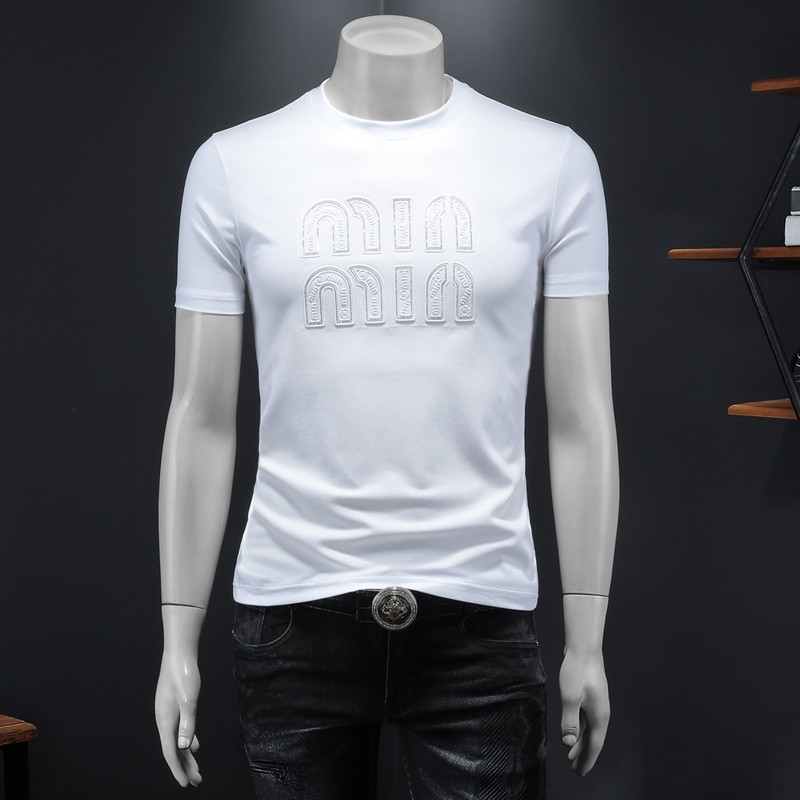 商标已注册2025年新款短袖T恤钱塘3019TX3011P70假模，男装T恤，钱塘6016-1(原3019)