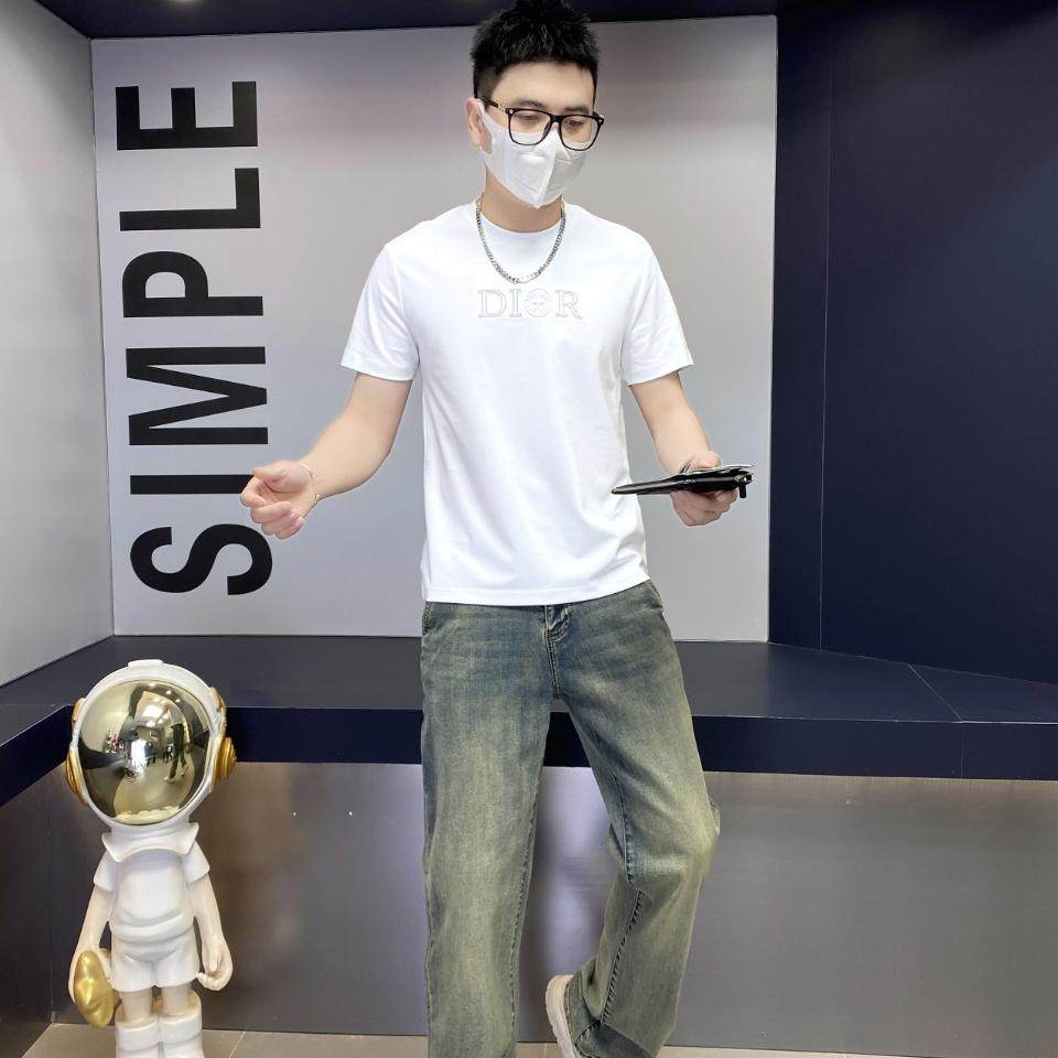 2025年新款短袖T恤钱塘3019TX3005P75真模，男装T恤，钱塘6016-1(原3019)