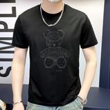 2025年新款短袖T恤钱塘3019TX3005P75真模，男装T恤，钱塘6016-1(原3019)