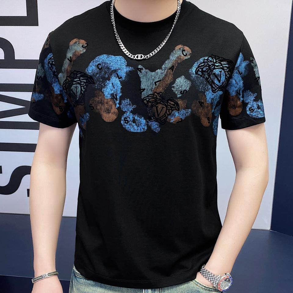 2025年新款短袖T恤钱塘3019TX3013P80真模，男装T恤，钱塘6016-1(原3019)