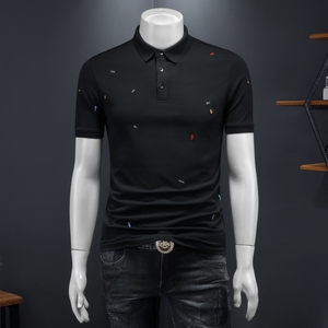 2025年新款短袖POLO衫 钱塘3019-PL5122 P75 假模，男装T恤，钱塘6016-1(原3019)