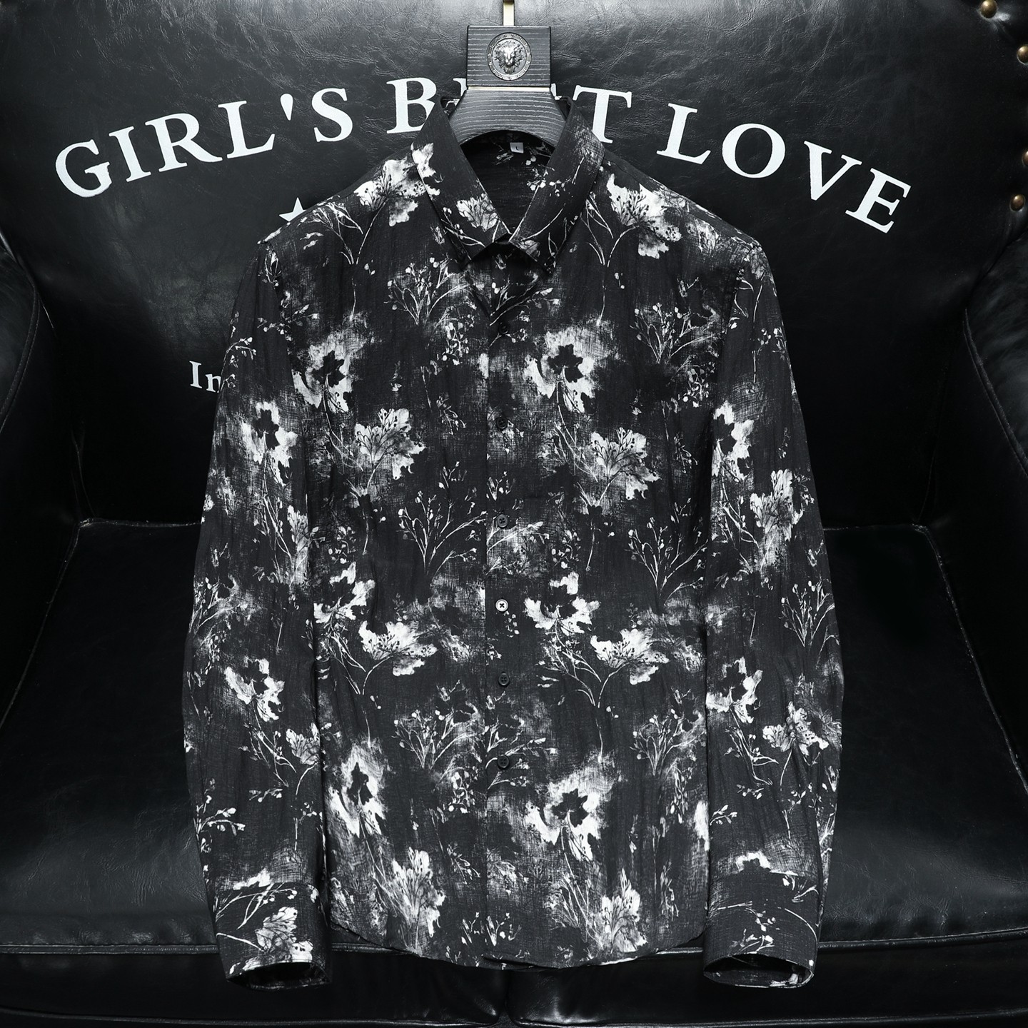 2026年新款长袖衬衫青春大码修身衬衣钱塘30199776P85沙发，男装衬衫，钱塘6016-1(原3019)