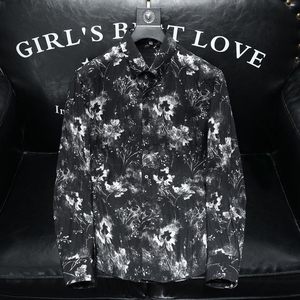 2026年新款长袖衬衫青春大码修身衬衣 钱塘3019 9776 P85 沙发，男装衬衫，钱塘6016-1(原3019)