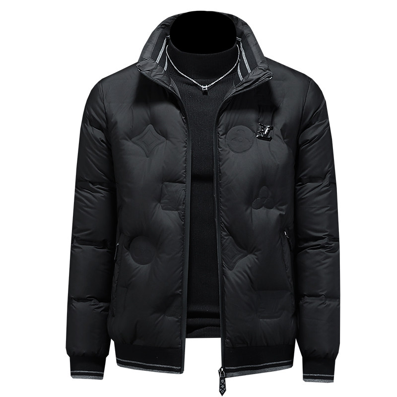 Y9820P2902025高端冬季90%白鸭绒暗花立领羽绒服假模335，男装羽绒服，钱塘6016-1(原3019)