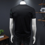 2025年新款短袖T恤钱塘3019TX3056P78假模，男装T恤，钱塘6016-1(原3019)