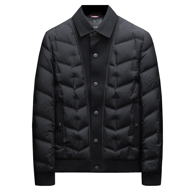 Y26875P3352025高端冬季90%白鸭绒翻领暗花羽绒服沙发375,男装羽绒服,钱塘6016-1(原3019)