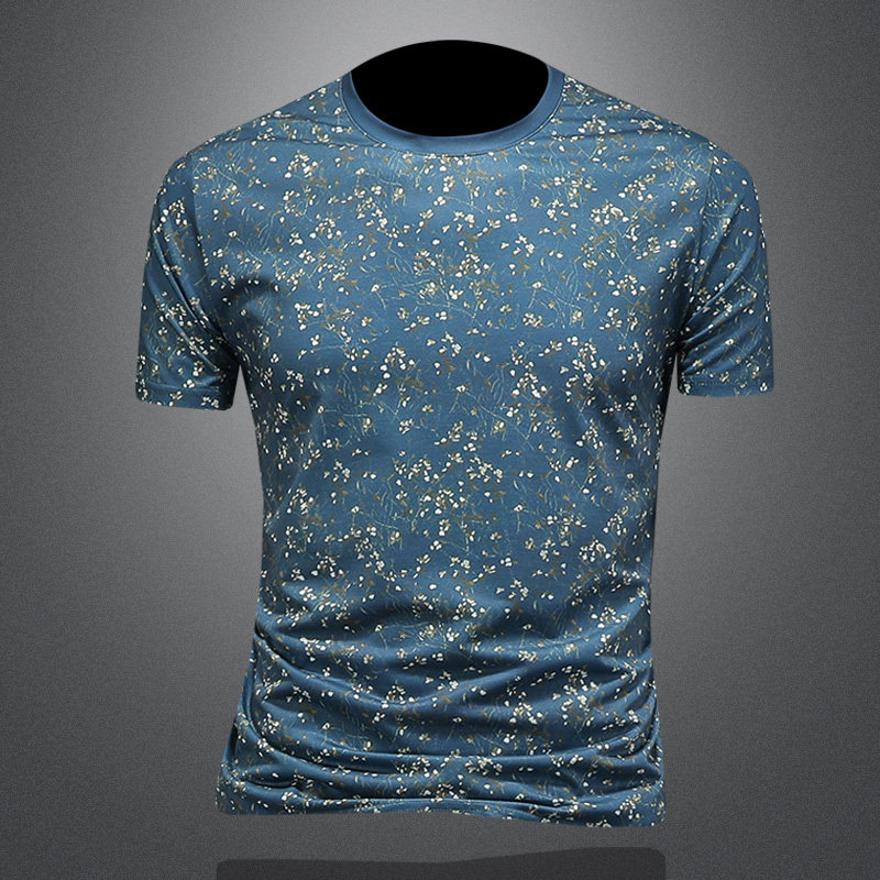 2026年新款短袖T恤钱塘3019TX3087P55镂空，男装T恤，钱塘6016-1(原3019)