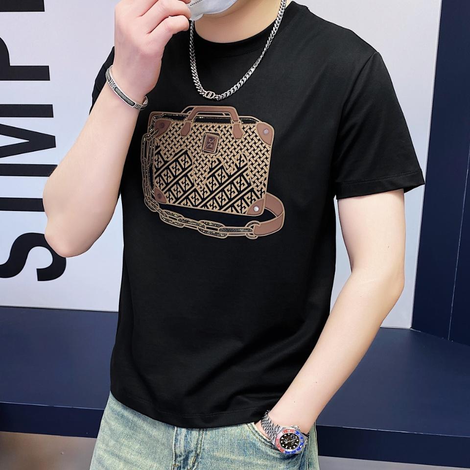 商标已注册2025年新款短袖T恤钱塘3019TX3010P75真模,男装T恤,钱塘6016-1(原3019)