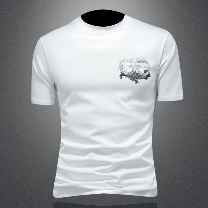 2026年新款微阔短袖T恤钱塘3019TX3071P75镂空商标已注册，男装T恤，钱塘6016-1(原3019)