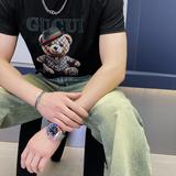 2025年新款短袖T恤钱塘3019TX3003P75真模，男装T恤，钱塘6016-1(原3019)