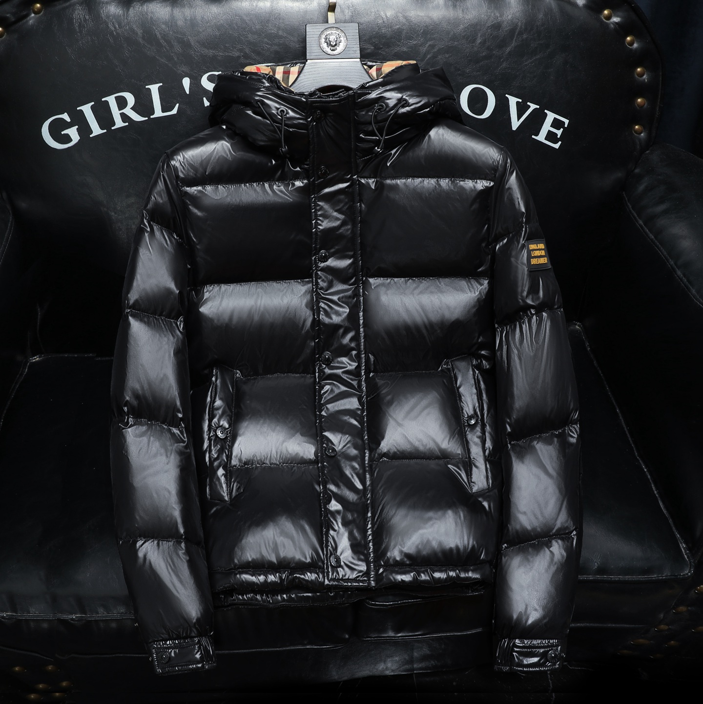 Y9852P3302025高端冬季90%白鸭绒亮面连帽羽绒服沙365，男装羽绒服，钱塘6016-1(原3019)