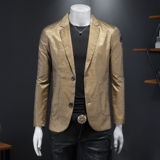 2026年新款高端休闲小西装钱塘3019X6695P165假模黑，男装西服套装，钱塘6016-1(原3019)