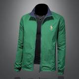 两面穿2026年新款立领休闲夹克钱塘3019-JK9312P155镂空，男装夹克，钱塘6016-1(原3019)